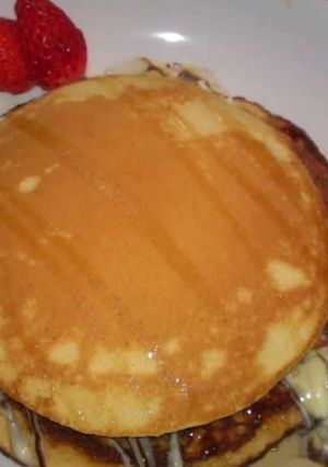 フワフワ〜♪端はサクッ？なパンケーキ！-レシピのメイン写真