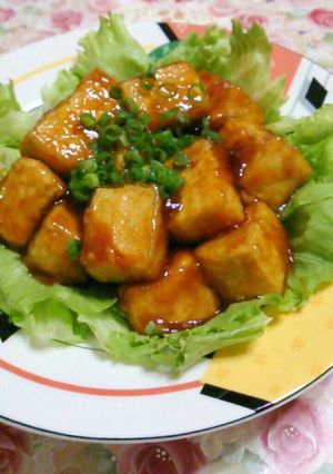 簡単！豆腐の甘辛♥-レシピのメイン写真
