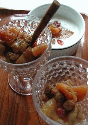 おなかすっきり♪ドライフルーツの紅茶煮-レシピのメイン写真