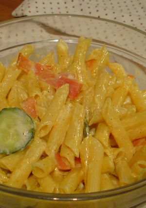 スパイシー!!カレーマカロニサラダ♪-レシピのメイン写真
