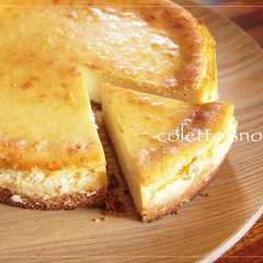 รูปของ 豆腐入りチーズケーキ。