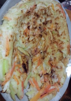 もっちもち!簡単チヂミ-レシピのメイン写真