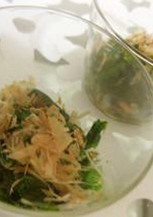 ほうれん草には麺つゆ♪-レシピのメイン写真