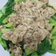 ありそうでなかった小松菜の豚肉あんかけ♪