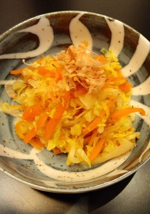 ポン酢と鰹節であっさりキャベツ-レシピのメイン写真