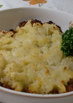 ランチにも！ひき肉とじゃが芋のグラタン風-レシピのメイン写真