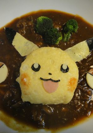 キャラごはん☆ピカチュウのオムハヤシ-レシピのメイン写真