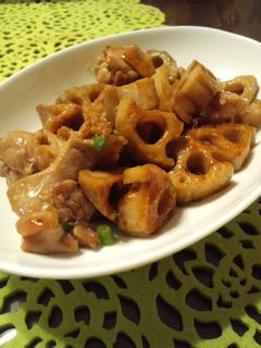 鶏肉とレンコンの照り焼き-レシピのメイン写真