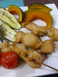 鶏肉の簡単串焼き&野菜の旨味凝縮焼き-レシピのメイン写真