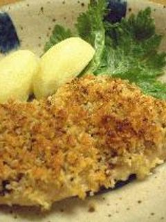 鶏胸肉のマスタードパン粉焼き-レシピのメイン写真