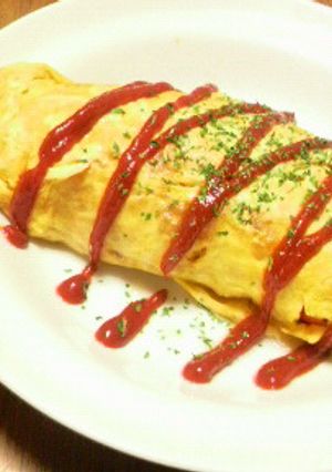 レンジで簡単！ヘルシーオムライス☆゜-レシピのメイン写真