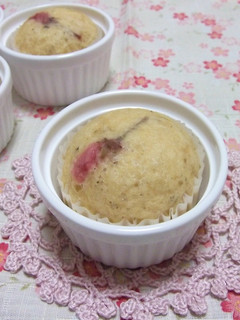 さくら蒸しパン-レシピのメイン写真