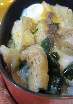 ほうれん草と油揚げ弁当-レシピのメイン写真
