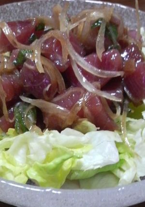 ハワイの味☆アヒポキ-レシピのメイン写真