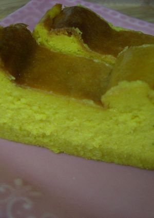 ミキサーにお任せ！かぼちゃチーズケーキ-レシピのメイン写真