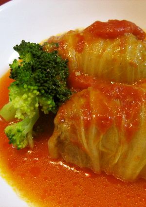トマト缶を使ってロール白菜♪♪-レシピのメイン写真