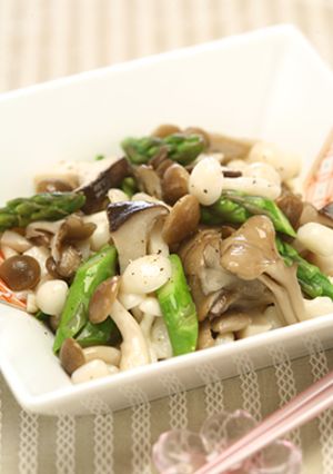 きのこと旬野菜のレンジでヘルシー温サラダ-レシピのメイン写真