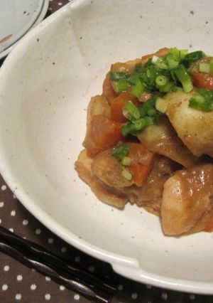 こっくり♪鶏ささみと新じゃがのゴマ煮-レシピのメイン写真