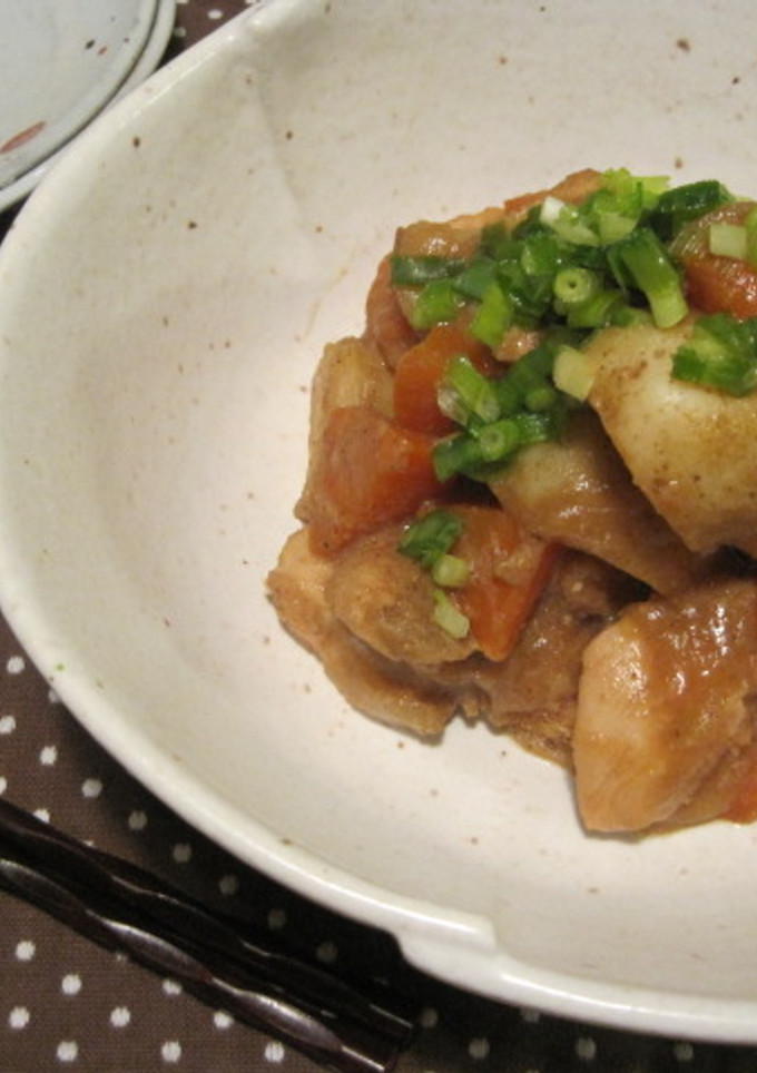 こっくり♪鶏ささみと新じゃがのゴマ煮-レシピのメイン写真
