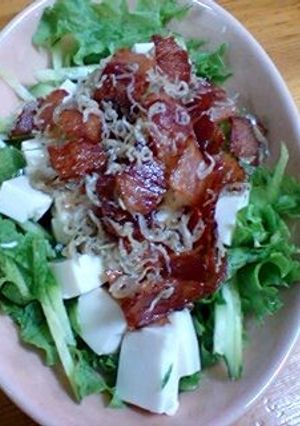 カリカリ豆腐サラダ-レシピのメイン写真