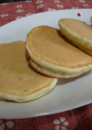 もっちり♪納豆入りホットケーキ-レシピのメイン写真
