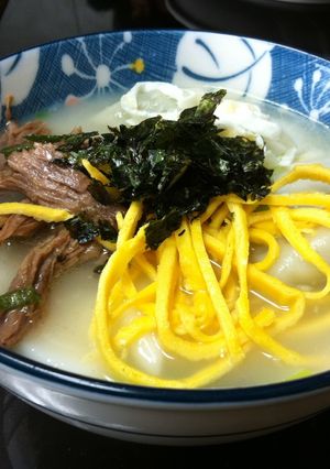 [韓国のもちスープ]トックッです＾＾♥-レシピのメイン写真