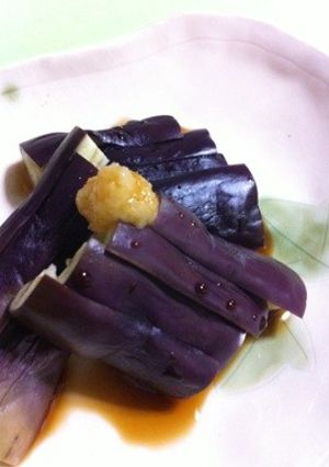 超簡単...3分...なすの生姜醤油-レシピのメイン写真