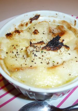 混ぜて焼くだけ簡単パングラタン-レシピのメイン写真
