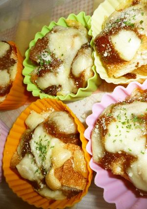 食パンで簡単！焼きカレー-レシピのメイン写真
