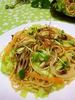 きのことキャベツとしらすのパスタ-レシピのメイン写真