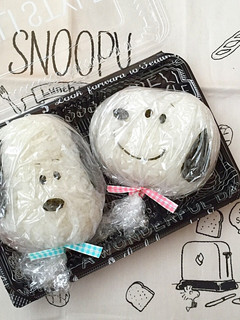 キャラ弁★スヌーピーのラップ巻きおにぎり-レシピのメイン写真