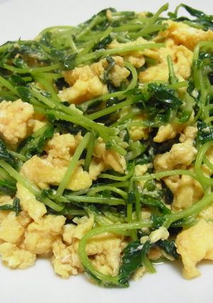 みょうたま 〜苗玉〜（豆苗の玉子炒め）-レシピのメイン写真