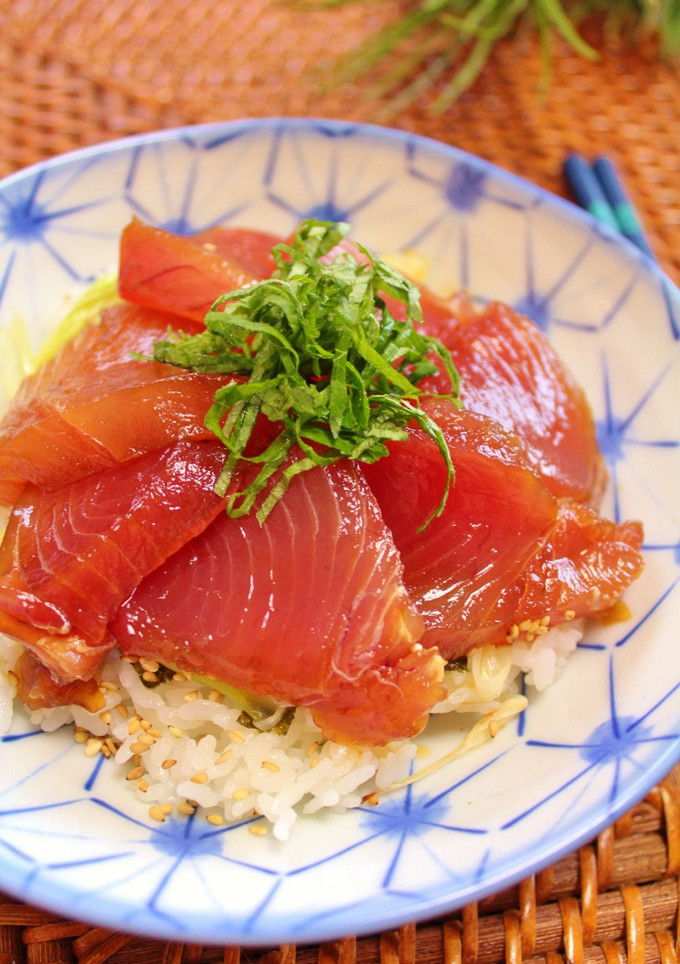 ４０分漬けて美味！簡単♪　まぐろの漬け丼-レシピのメイン写真