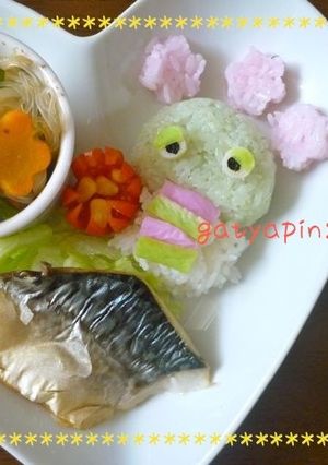 かわいい＊がちゃぴんと鯖のランチプレート-レシピのメイン写真