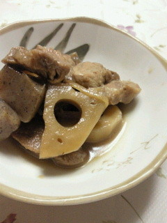 れんこんと豚肉のほっくり煮-レシピのメイン写真
