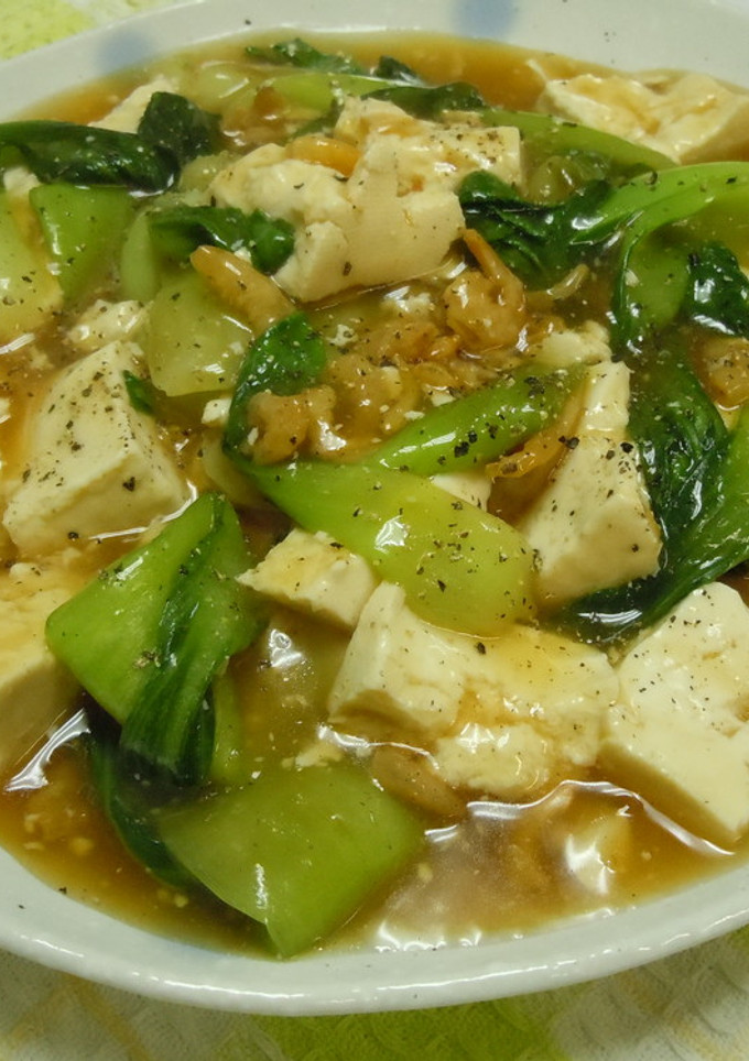 ちんげん菜と豆腐のサッと煮-レシピのメイン写真