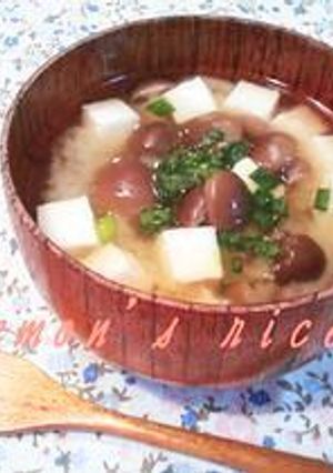 ✿ダシダで豆腐としめじのお味噌汁✿-レシピのメイン写真