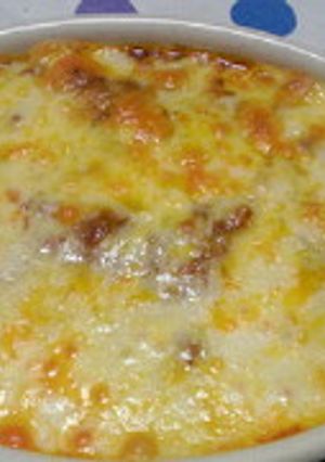 ミートソースとポテトのチーズ焼き-レシピのメイン写真
