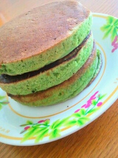 ほうれん草deホットケーキ-レシピのメイン写真