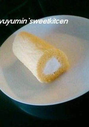 。。電子レンジで作るロールケーキ。。-レシピのメイン写真