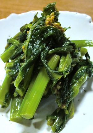 菜の花のお漬物-レシピのメイン写真