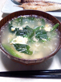 簡単ほうれん草お吸い物-レシピのメイン写真