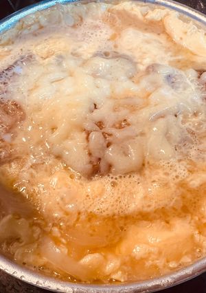 千代の一番といしり醤油で旨チーズカツとじ-レシピのメイン写真