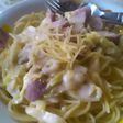 キャベツのチーズクリームパスタ