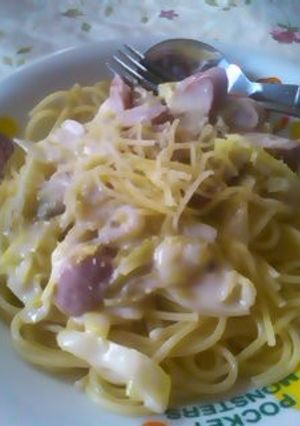 キャベツのチーズクリームパスタ-レシピのメイン写真