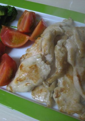 ＊鶏胸肉の柚子コショウ焼き＊-レシピのメイン写真
