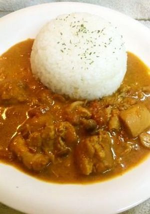 ルー不用☆本格☆トマトカレー-レシピのメイン写真