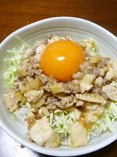簡単ヘルシー☆鶏豆腐丼-レシピのメイン写真