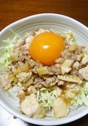 簡単ヘルシー☆鶏豆腐丼-レシピのメイン写真