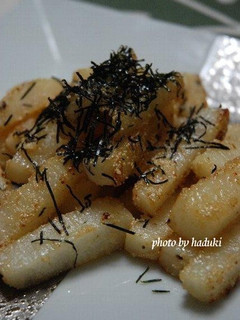 長芋のバターめんつゆ炒めたらこ和え-レシピのメイン写真